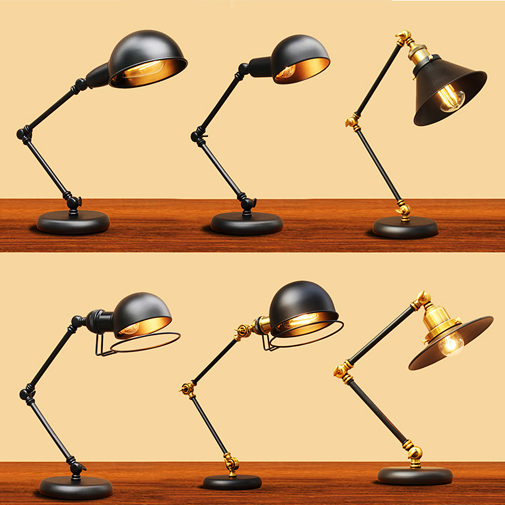 Electronics Repair Workstation - Nordycka Mechaniczna Retro Lampka Biurkowa Postmodernistyczna