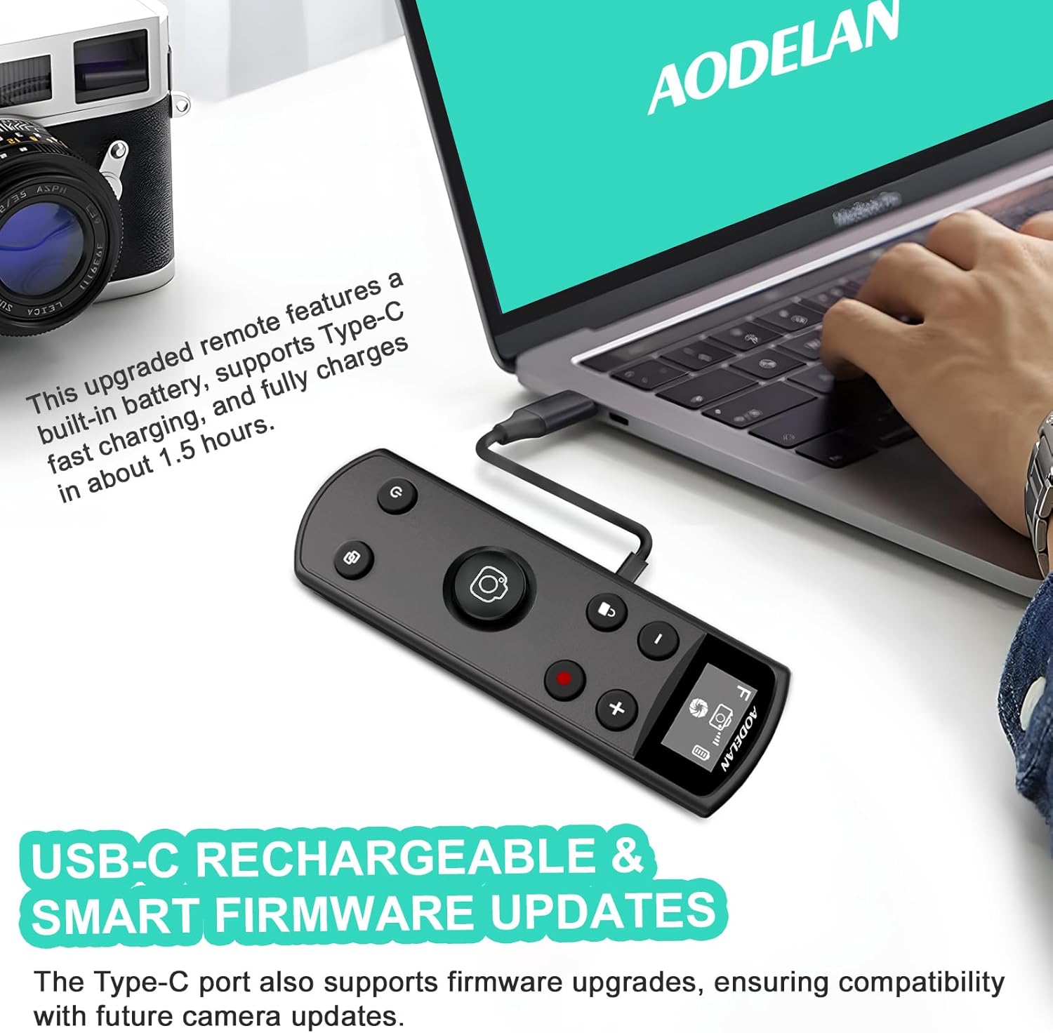 Czarny ładowalny pilot USB-C z – Fujifilm Camera X-T5 recenzja i cena