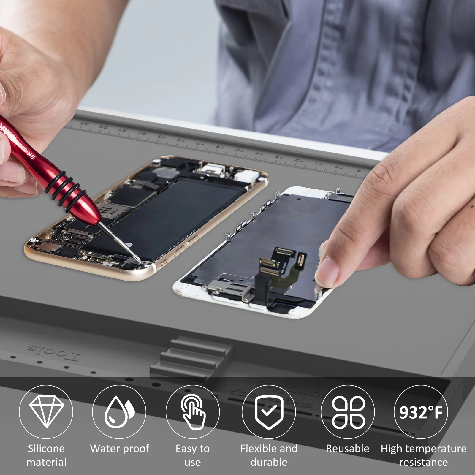 Mata do stacji lutowniczej Sil – Electronics Repair Workstation recenzja i cena