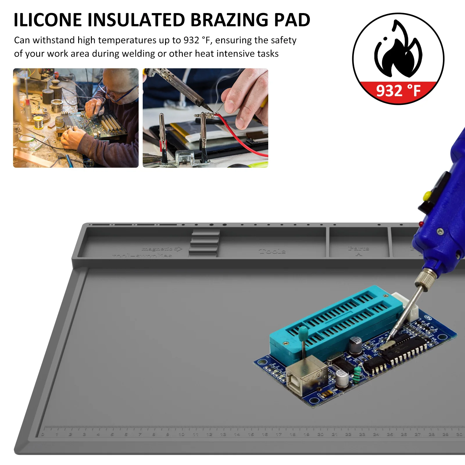 Mata do stacji lutowniczej Sil – Electronics Repair Workstation recenzja i cena