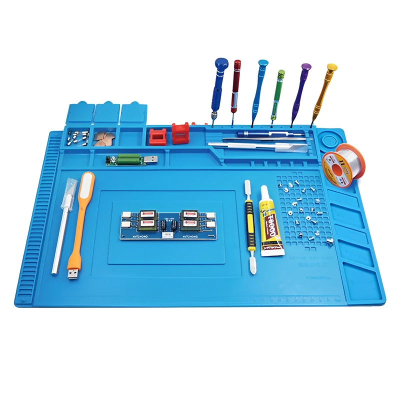 Silikonowa mata lutownicza ESD – Electronics Repair Workstation recenzja i cena