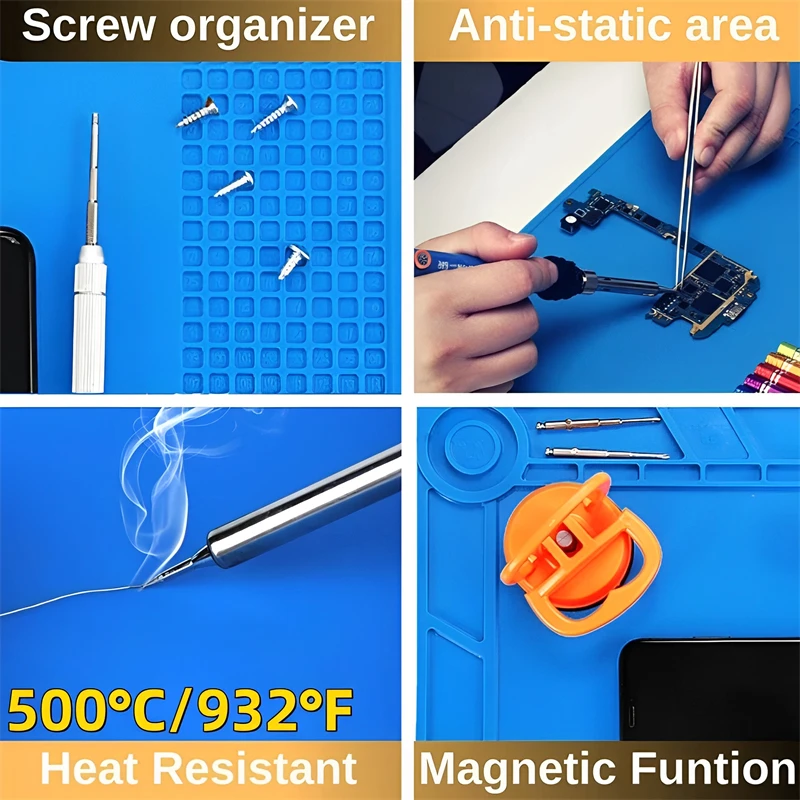 Silikonowa mata lutownicza ESD – Electronics Repair Workstation recenzja i cena
